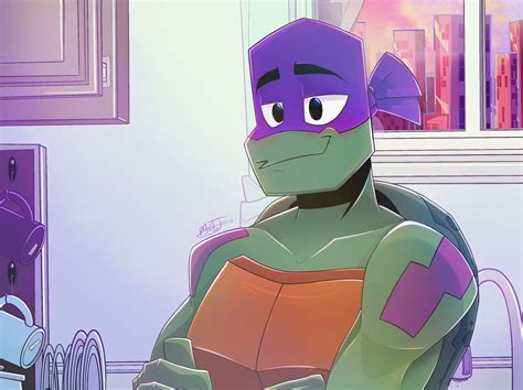 " I said, currently, I'm arguing with Leo about pizza, Raph and Mikey are just really hungry. . Rottmnt donnie x reader fanfiction